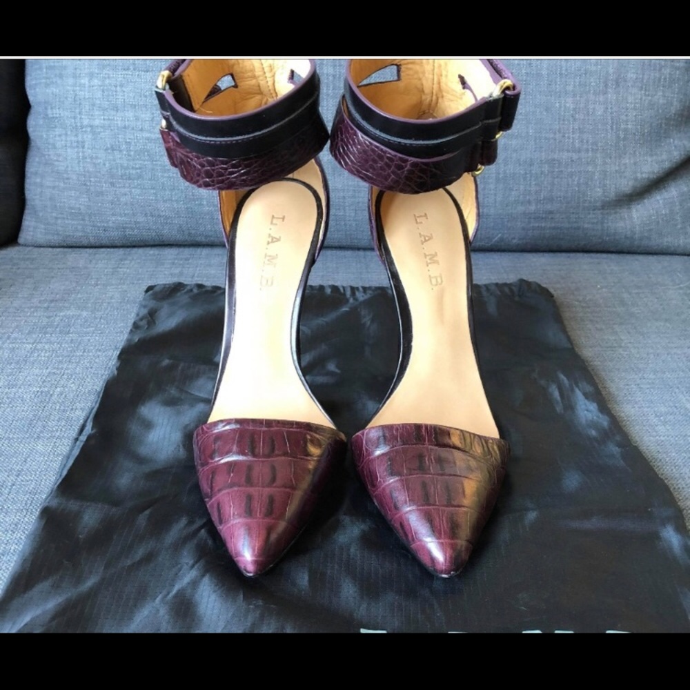 Searching for l.a.m.b croc heels